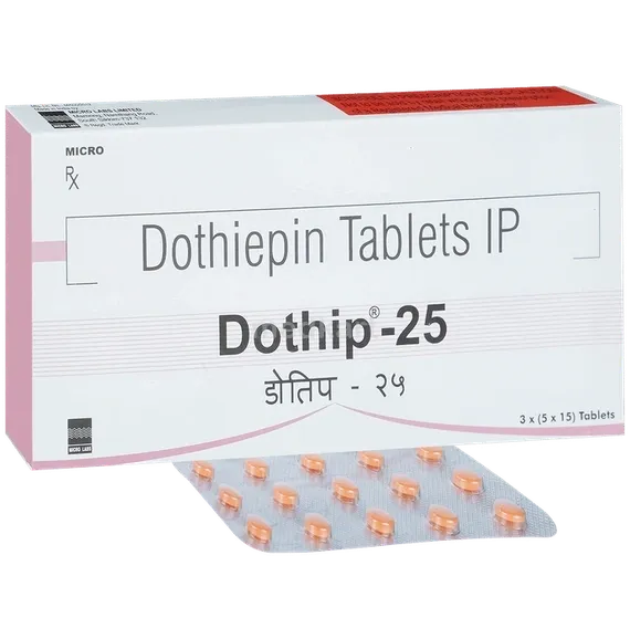 dothip 25mg tablet 15's